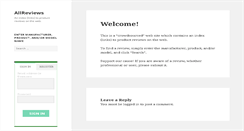 Desktop Screenshot of allreviews.info